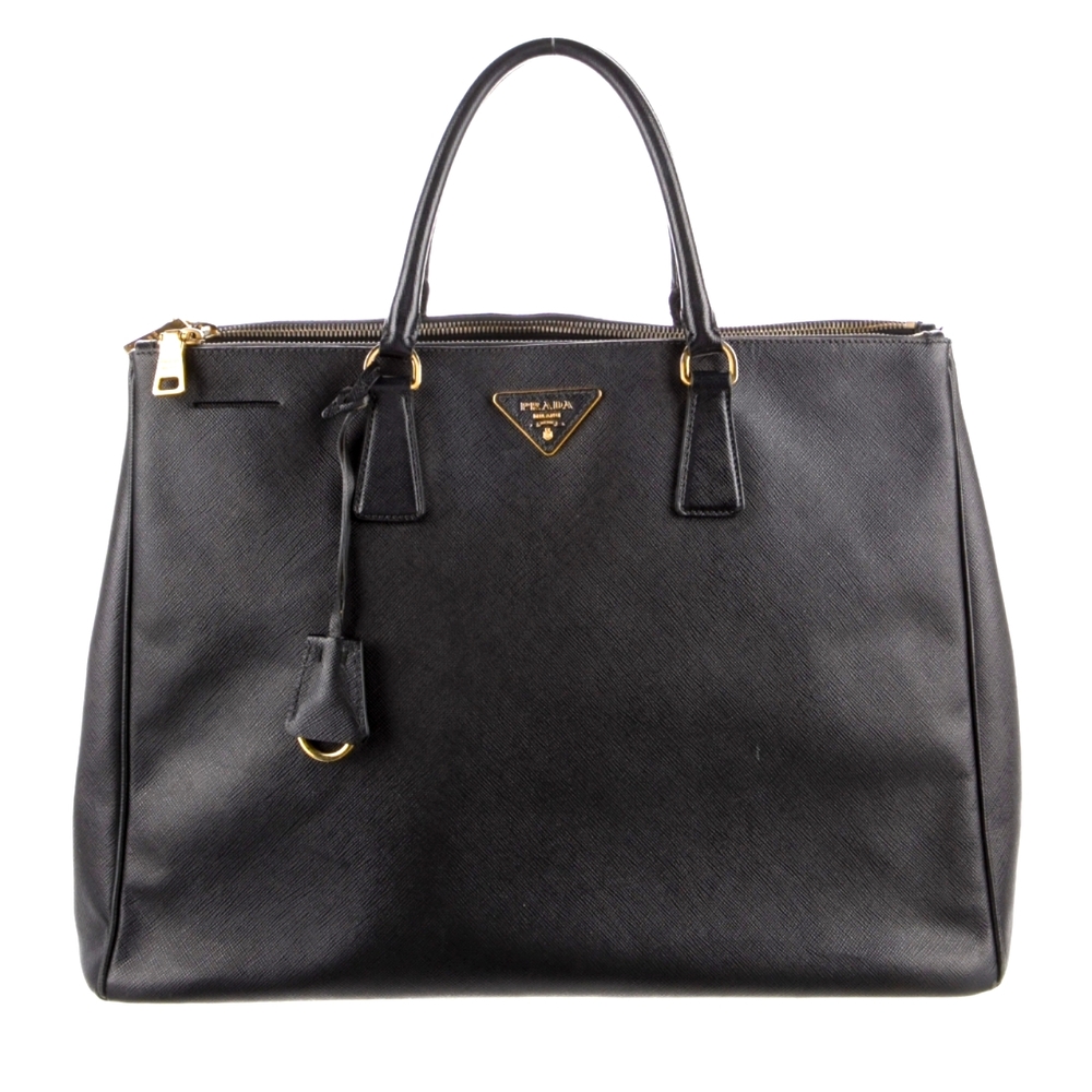 COPY - PRADA Extra Large Saffiano Lux Double Zip Galleria Leather Tote